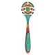 aerial view a multi-color colorful wooden spaghetti server, image 1 of 3