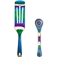 aerial view a multi-color baltique(r) mumbai collection 2- piece cooking utensil set, image 1 of 6