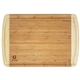 aerial view a bamboo 30 countertop cutting board, image 1 of 2