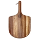 aerial view a wood acacia wood pizza peel, image 1 of 5