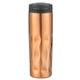 a copper stainless shell tumbler with plastic liner