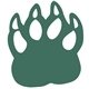 a dark green 342 foam cat claw mitt