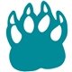 a teal 321 foam cat claw mitt