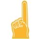 a athletic gold 115 18 giant foam number one finger
