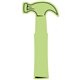 a lime green 367 novelty foam hammer cheering waver