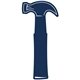 a navy 289 novelty foam hammer cheering waver
