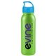 a metallic lime green bottle & cyan lid terrain - 24 oz metalike bottle with crest lid