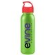 a metallic lime green bottle & red lid terrain - 24 oz metalike bottle with crest lid