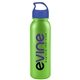a metallic lime green bottle & blue lid terrain - 24 oz metalike bottle with crest lid