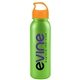 a metallic lime green bottle & orange lid terrain - 24 oz metalike bottle with crest lid