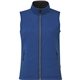 aerial view a metro blue heather (550) womens joris eco waterproof softshell vest, image 1 of 4