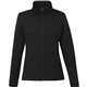 aerial view a black (995) womens merritt eco knit full zip, image 1 of 11