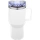 aerial view a white 30 oz urban peak(r) harbor trail vacuum camp mug, image 1 of 4