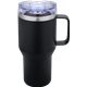 aerial view a black 30 oz urban peak(r) harbor trail vacuum camp mug, image 1 of 3
