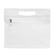 aerial view a white quincy 500 piece full color custom jigsaw puzzle in deluxe vinyl storage pack, image 1 of 9