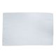 aerial view a white overtime full - color waffle weave sports gym towel, image 1 of 5