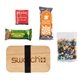 aerial view a natural rise and shine bento box gift set, image 1 of 4