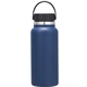 aerial view a indigo hydro flask(r) wide mouth 32 oz bottle with flex cap, image 1 of 13