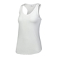 a white augusta sportswear ladies lux tri - blend tank