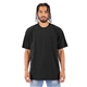 aerial view a black shaka wear garment - dyed crewneck t - shirt, image 1 of 3