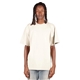 aerial view a cream shaka wear garment - dyed crewneck t - shirt, image 1 of 3