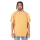 aerial view a mustard shaka wear garment - dyed crewneck t - shirt, image 1 of 3