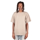 aerial view a oatmeal shaka wear garment - dyed crewneck t - shirt, image 1 of 3