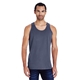 aerial view a anchor slate comfortwash by hanes unisex garment - dyed tank, image 1 of 4