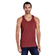 aerial view a cayenne comfortwash by hanes unisex garment - dyed tank, image 1 of 4