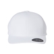 aerial view a white flexfit adult delta x - cap, image 1 of 3