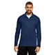 aerial view a sport dark navy team 365 - mens zone performance quarter - zip pullover, image 1 of 4