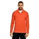 aerial view a sport orange team 365 - mens zone performance quarter - zip pullover, image 1 of 4