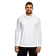 aerial view a white team 365 - mens zone performance quarter - zip pullover, image 1 of 4