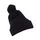 a black yp classics cuffed knit beanie with pom pom