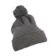 a heather yp classics cuffed knit beanie with pom pom