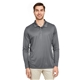 aerial view a sport graphite team 365 - mens zone performance long sleeve polo, image 1 of 10