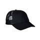 a black/ black econscious - washed hemp soft mesh trucker cap