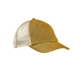 a old gold/ oyster econscious - washed hemp soft mesh trucker cap