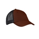 a sienna/ black econscious - washed hemp soft mesh trucker cap