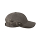 a grey dri duck brushed cotton twill trucking cap