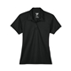 aerial view a black team 365 ladies command snag protection polo, image 1 of 6