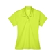 aerial view a safety yellow team 365 ladies command snag protection polo, image 1 of 6
