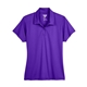 aerial view a sport purple team 365 ladies command snag protection polo, image 1 of 6