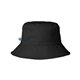 aerial view a black russell athletic core bucket hat, image 1 of 4