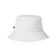 aerial view a white russell athletic core bucket hat, image 1 of 4