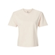 aerial view a ivory comfort colors - womens garment - dyed heavyweight boxy t - shirt, image 1 of 3