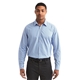 aerial view a lt blue/ white artisan collection by reprime mens microcheck gingham long - sleeve cotton shirt, image 1 of 6