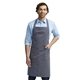 aerial view a steel artisan collection by reprime unisex cotton chino bib apron, image 1 of 4