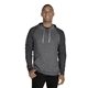 aerial view a char hth/ bl ink jerzees adult snow heather raglan hooded sweatshirt, image 1 of 3