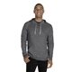 aerial view a charcl snow hth jerzees adult snow heather raglan hooded sweatshirt, image 1 of 3